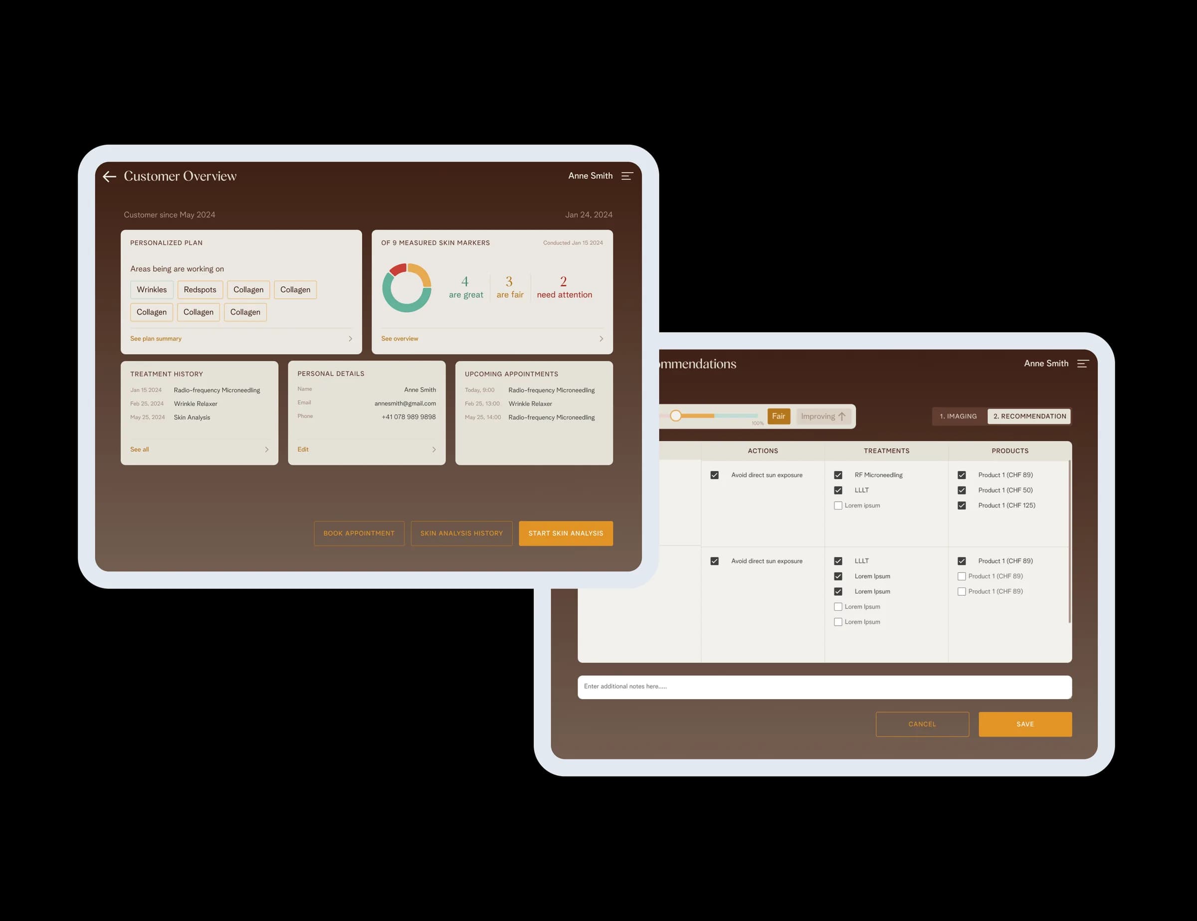 Everskin practitioner iPad app