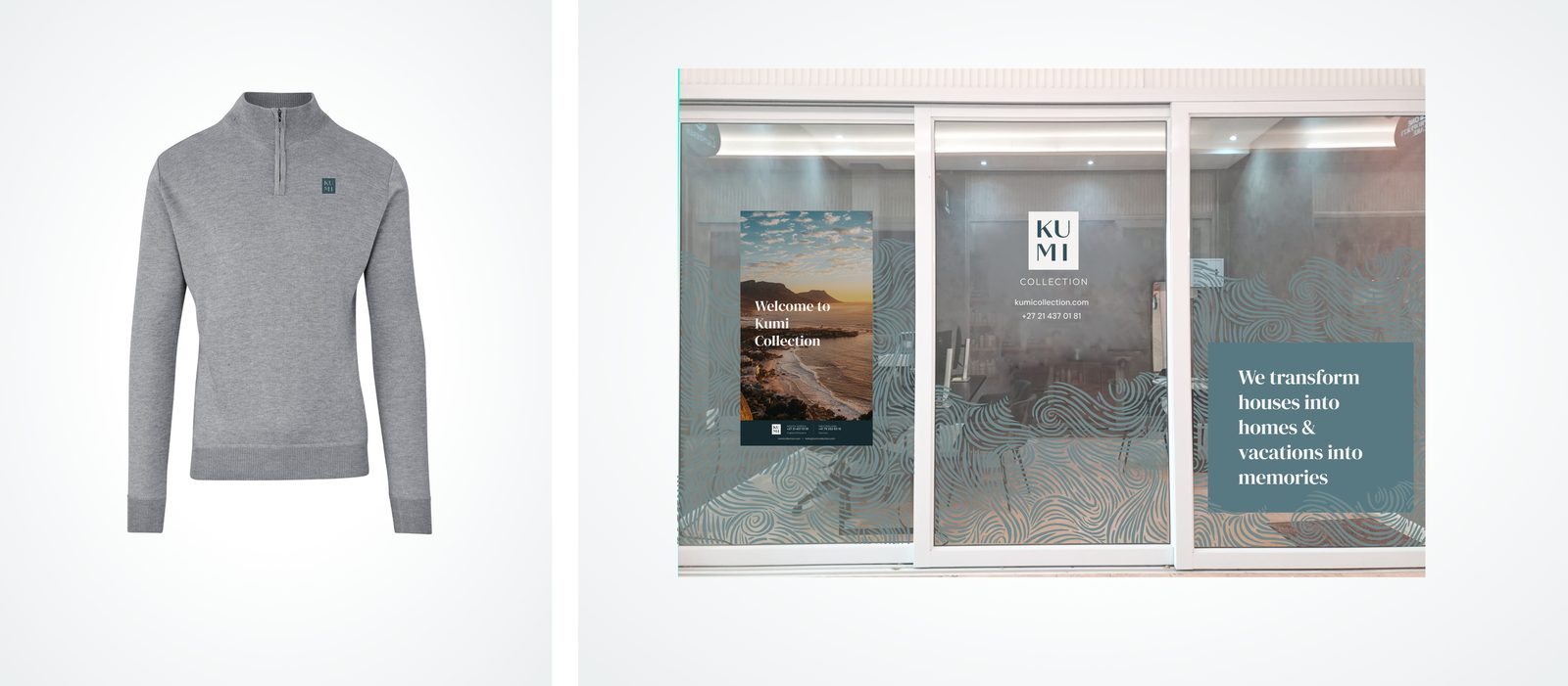 Kumi Collection offline brand materials